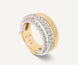 Marco Bicego Masai 18ct Yellow Gold 4-Strand Coil 0.70ct Diamond Ring