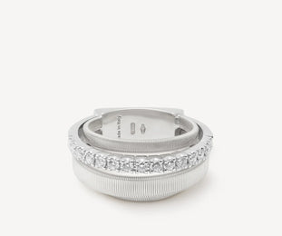 Marco Bicego Masai 18ct White Gold 4-Strand Coil 0.45ct Diamond Ring