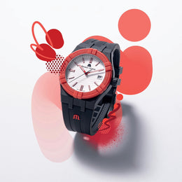 Maurice Lacroix Watch Aikon Tide Black Red White
