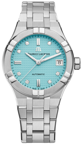 Maurice Lacroix Watch Aikon Turquoise 35mm Limited Edition AI6006-SS00F-451-C.