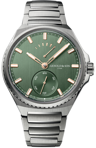 Arnold &amp; Son Watch Longitude Titanium Fern Green 1LTAT.F01A.N001U