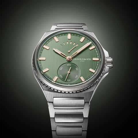 Arnold & Son Watch Longitude Titanium Fern Green