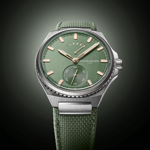 Arnold & Son Watch Longitude Titanium Fern Green