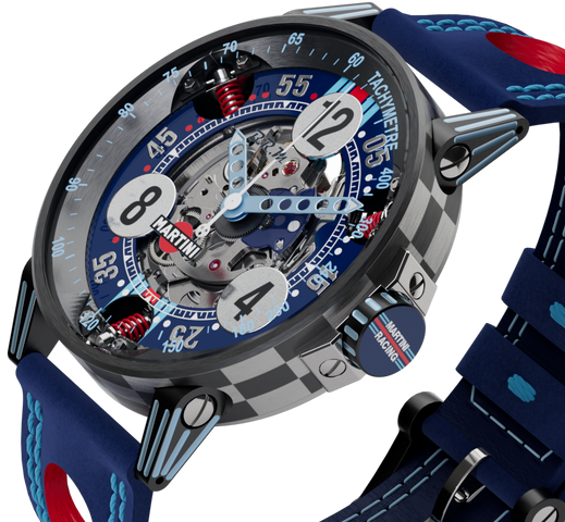 B.R.M. Watches V6-44 Martini Racing Skeleton Limited Edition Watch