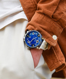 B.R.M. Watches Racing V6-44-SA ColorDrive Blue Watch