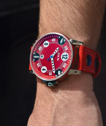 B.R.M. Watches Racing V6-44-SA ColorDrive Red Watch