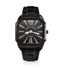 Backes & Strauss Watch W1 PM Black Leather