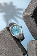 Ball Watch Company Engineer III Marvelight Chronometer 36 Watch with blue dial, steel bracelet, steel case