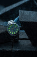 Ball Watch Company Engineer III Marvelight Chronometer Day Date Watch with blue dial, steel bracelet, steel case