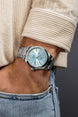 Ball Watch Company Engineer III Marvelight Chronometer Day Date Watch with blue dial, steel bracelet, steel case