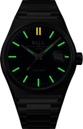 Ball Watch Company Roadmaster Perseverer 40mm Blue Watch with steel bracelet, steel case