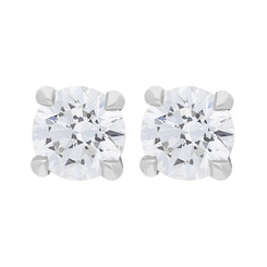 18ct White Gold 0.15ct Diamond Earrings