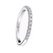 Platinum 0.25ct Diamond Harmony Half Eternity Ring