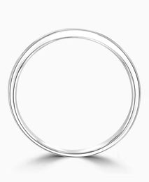 Platinum 0.20ct Diamond Devine Channel Set Half Eternity Ring