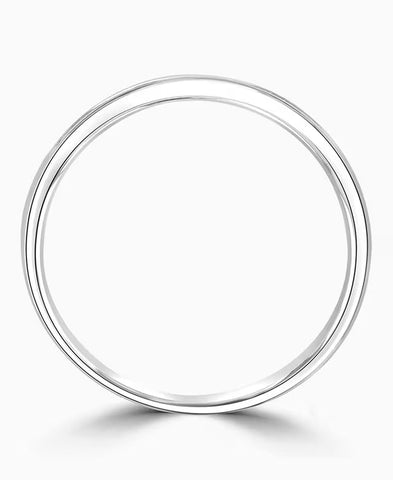 Platinum 0.20ct Diamond Devine Channel Set Half Eternity Ring