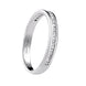 Platinum 0.20ct Diamond Devine Channel Set Half Eternity Ring