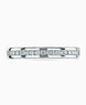 Platinum 0.30ct Diamond Devine Channel Set Half Eternity Ring