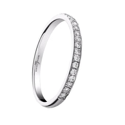 18ct White Gold 0.15ct Diamond Eternity Ring