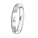 18ct White Gold 3mm Ultra Light Court Wedding Band