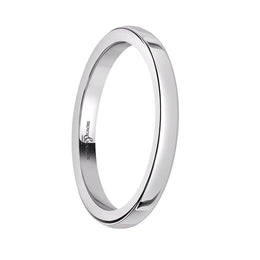 Platinum Ladies 2.5mm Wedding Band