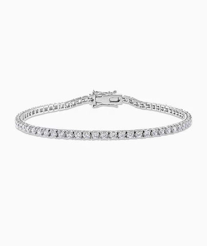 18ct White Gold 2.00ct Diamond Tennis Bracelet