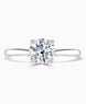 9ct White Gold 1.00ct Laboratory Grown Diamond Solitaire Engagement Ring