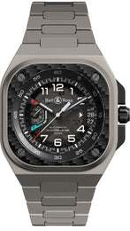 Bell &amp; Ross Watch BR-X5 Racing Bracelet Limited Edition BRX5R-RAC-TI/STI