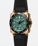 Bell & Ross Ex-Display BR 03 Diver Black Green Bronze Limited Edition Watch