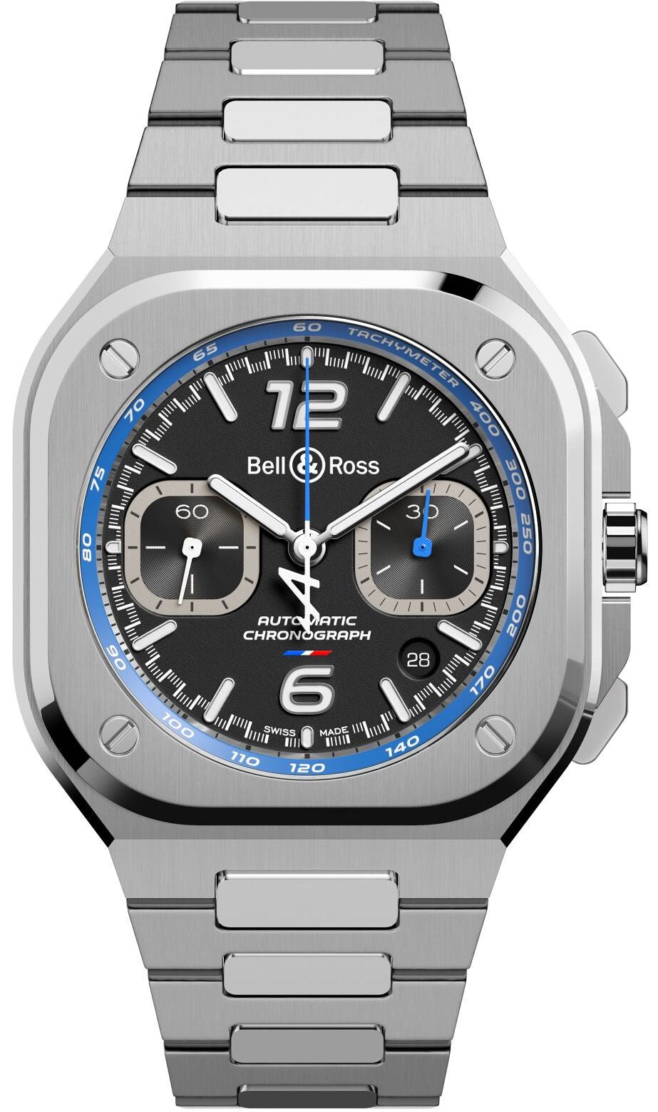 Bell & Ross Watch BR 05 Chrono Alpine A523 Limited Edition Bracelet