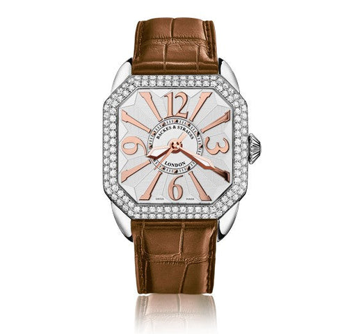Backes & Strauss Watch Berkeley 33 SP 1.82ct Diamond Bezel Watch