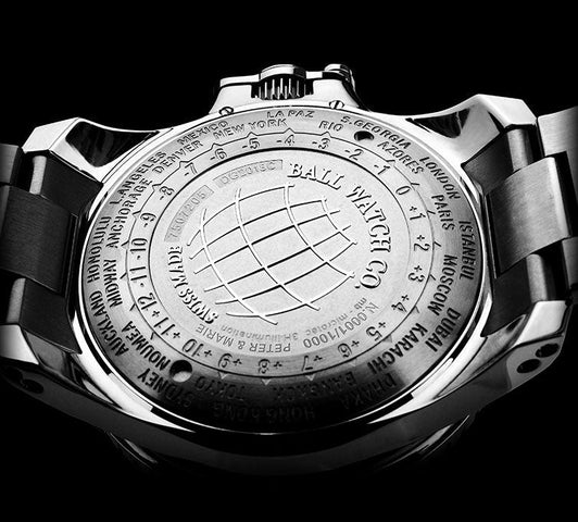 Ball Watch Company Engineer Hydrocarbon AeroGMT II Meteorite Limited Edition Watch with steel bracelet, steel case