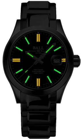 Ball Watch Company Engineer III Legend II Limited Edition Watch with black dial, steel bracelet, steel case