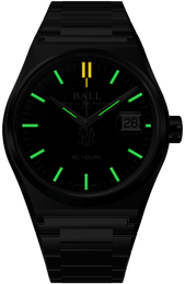Ball Watch Company Roadmaster M Perseverer 40mm Black Limited Edition Watch with steel bracelet, steel case