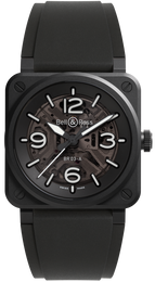 Bell &amp; Ross Watch BR 03 Skeleton Black Ceramic BR03A-BL-SKCE/SRB