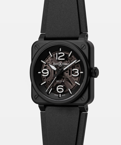 Bell & Ross BR 03 Skeleton Black Ceramic Watch