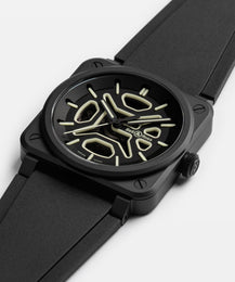 Bell & Ross BR 03 Skeleton Lum Ceramic Watch