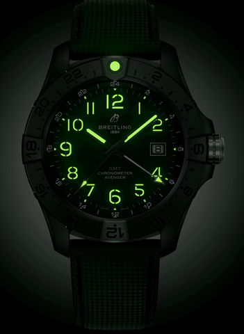 Breitling Avenger Automatic GMT 44 Night Mission Watch
