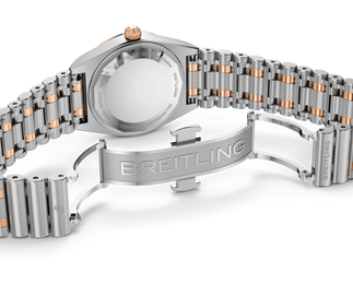 Breitling Chronomat 28 18k Red Gold Bracelet Watch