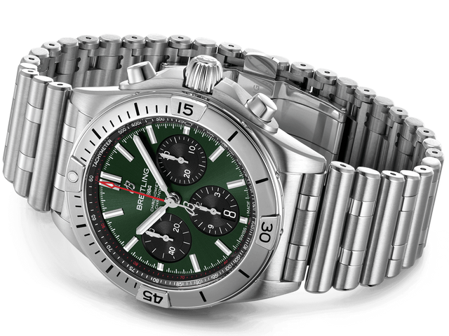 Breitling Ex-Display Chronomat B01 42 Green Watch