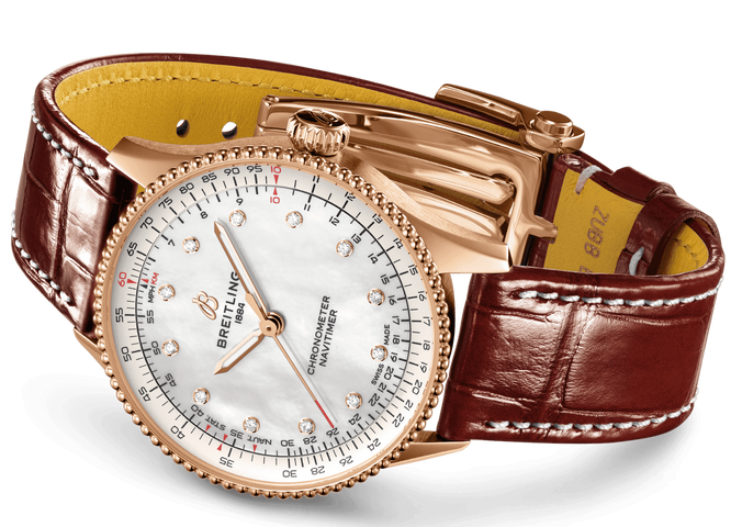 Breitling Navitimer 36 Automatic Alligator Watch