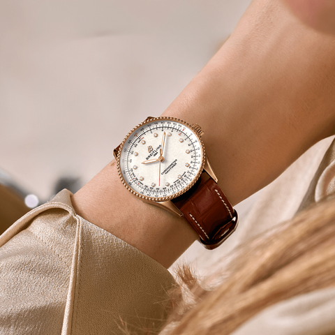 Breitling Navitimer 36 Automatic Alligator Watch