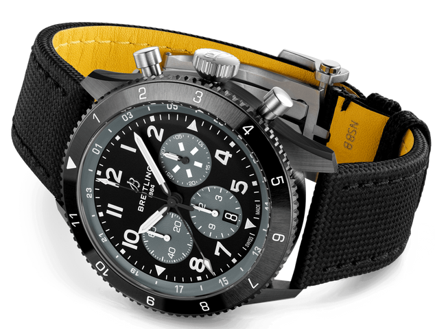 Breitling Watch Super AVI B04 Chronograph GMT 46 Mosquito Night Fighter SB04451A1B1X1