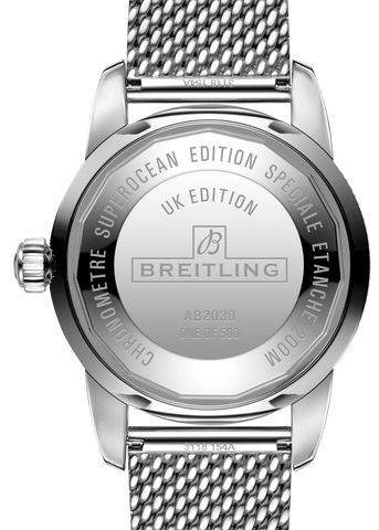 Breitling Watch Superocean Heritage B20 Automatic 44 UK Exclusive Limited Edition AB20304A1C1A1