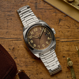 Bremont Terra Nova 40.5 Date Caramel Bracelet Limited Edition Watch