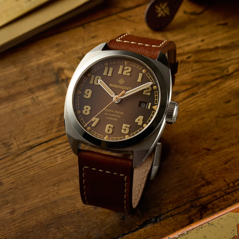 Bremont Terra Nova 40.5 Date Caramel Leather Limited Edition D