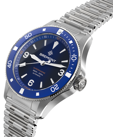 Bremont Supermarine 300M Blue Bracelet Watch