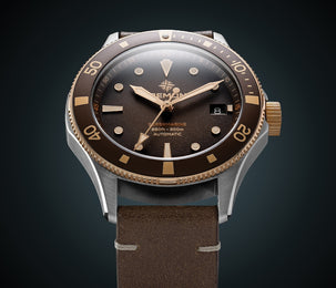 Bremont Supermarine 300M Date Brown Leather Watch