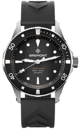 Bremont Watch Supermarine 300M Date Black Rubber SM40-DT-SS-BK-R-S