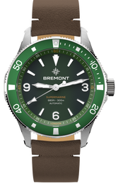 Bremont Watch Supermarine 300M Green Leather SM40-ND-SS-GN-L-S