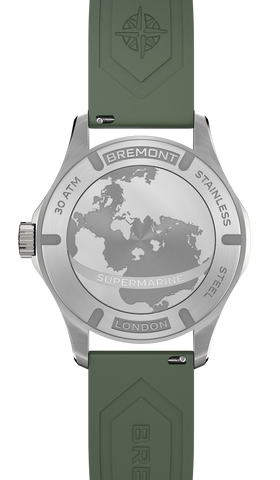 Bremont Supermarine 300M Green Rubber Watch